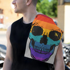 Colorful Skull Light Grey | Mix & Match Soft Fun-Flirty Lovers’ Towels