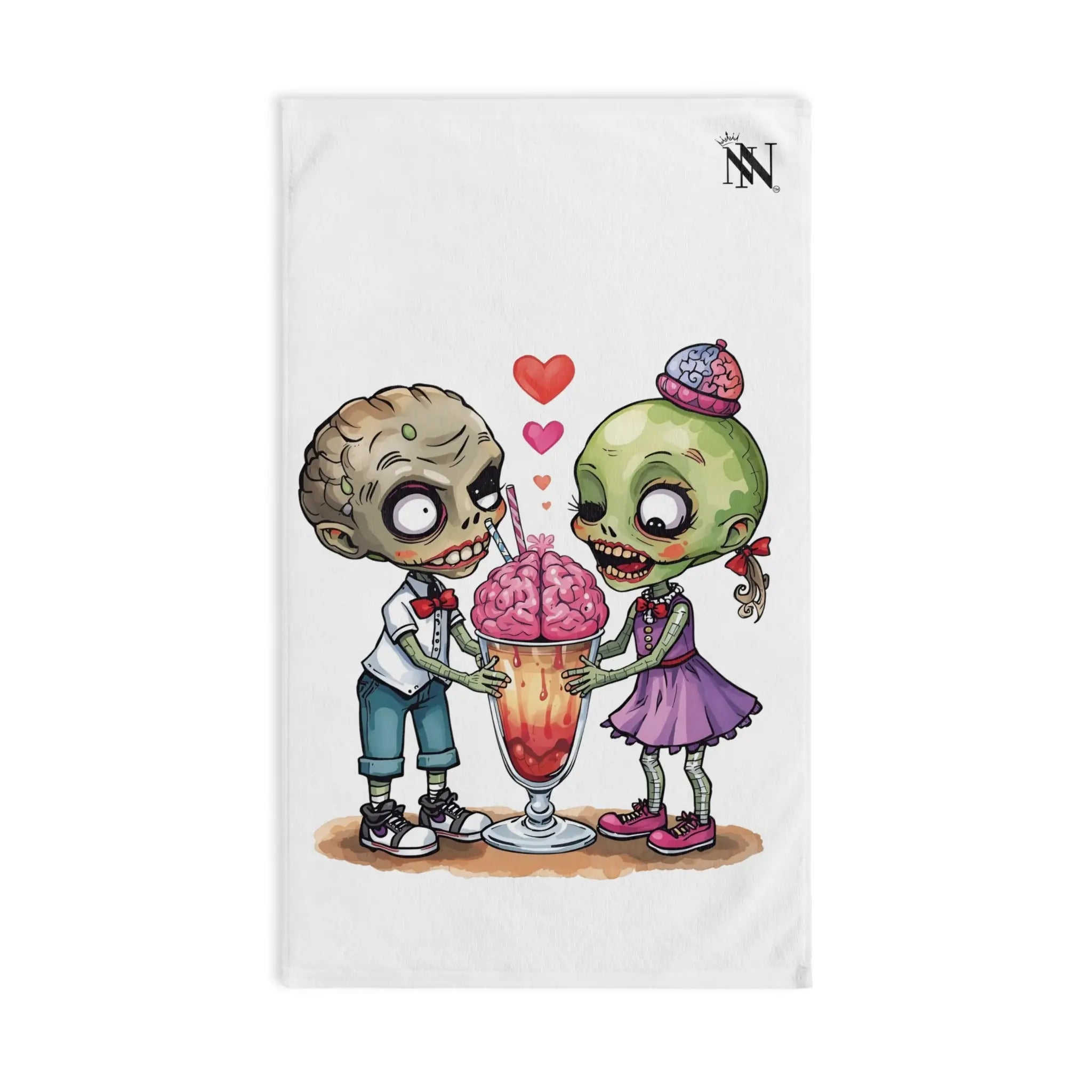 Zombies Share the Love | Mix & Match Original Fun-Flirty Lovers’ Towels