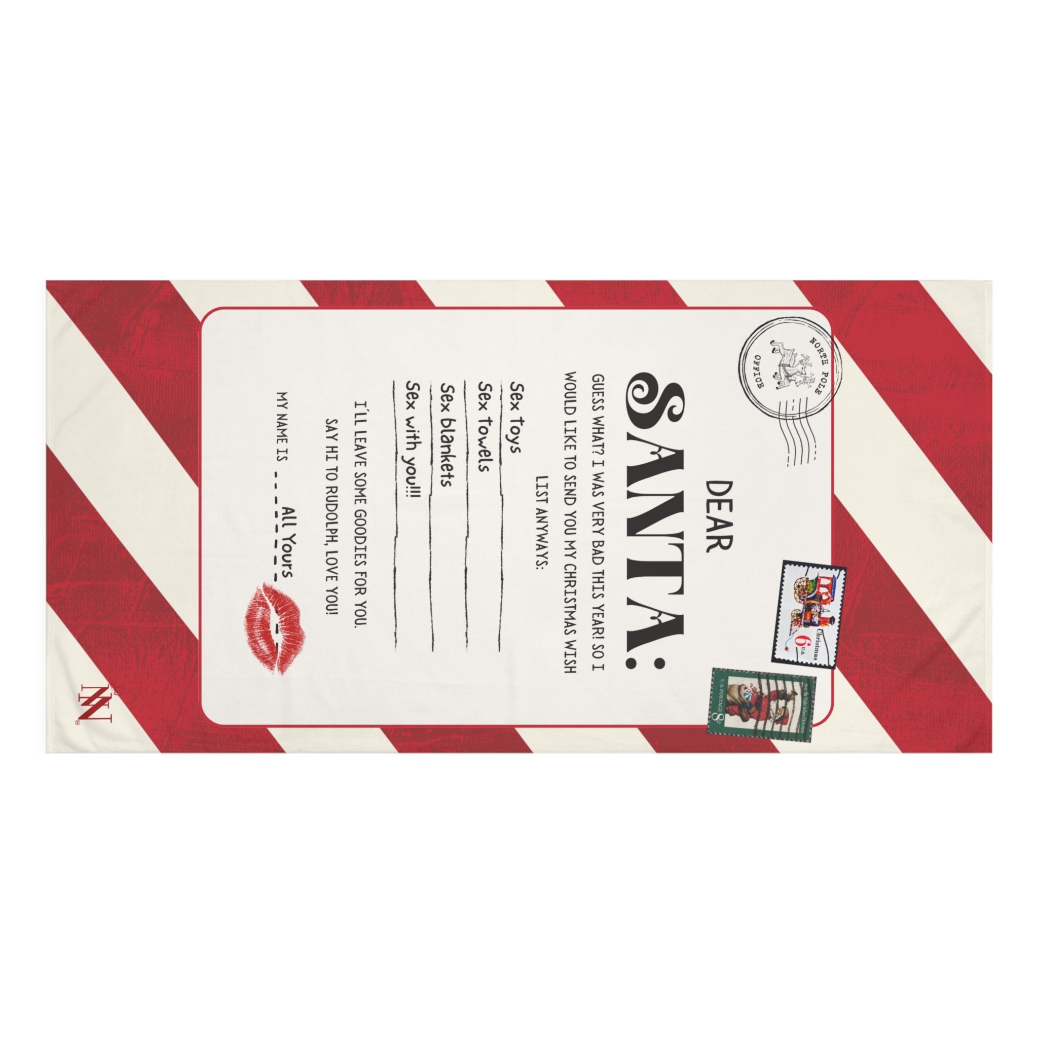 Dear Santa | Mix & Match XL Fun-Flirty Lovers’ Towels