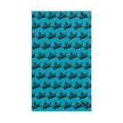 Crown Queen Pattern Teal Cum Towel