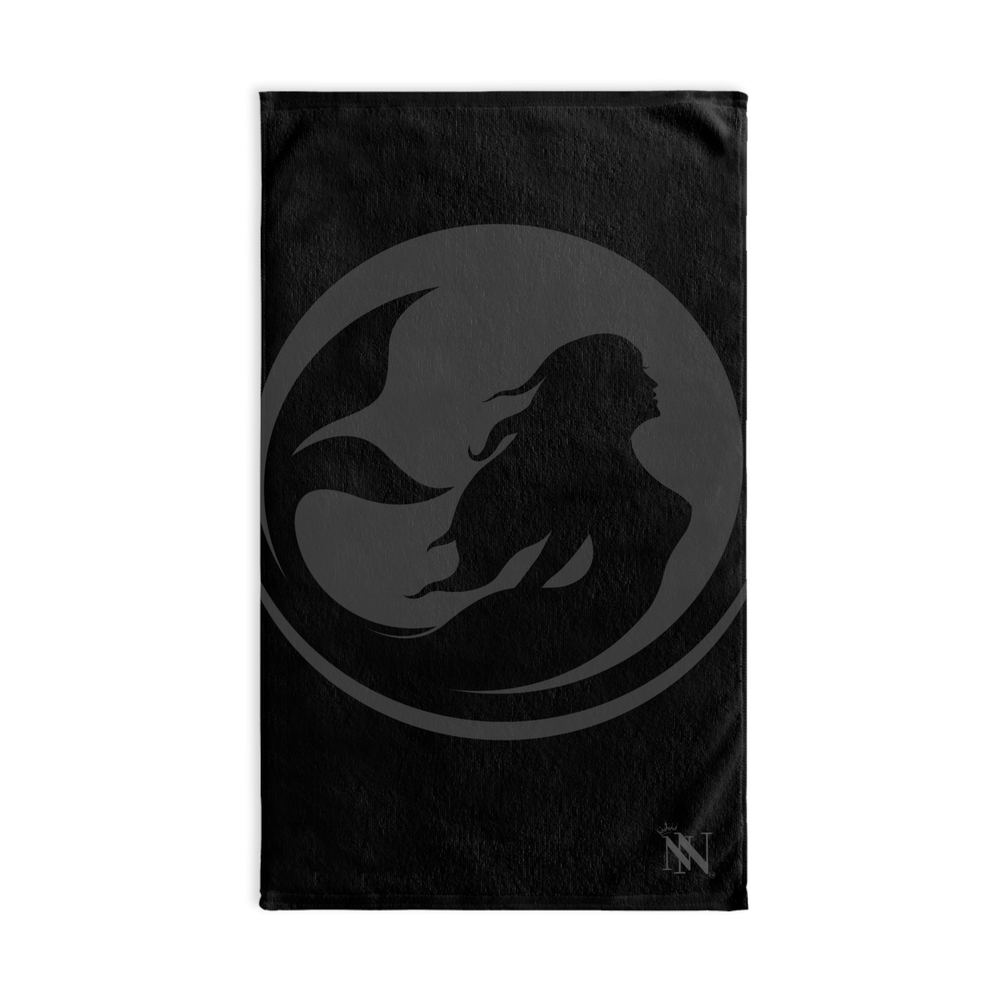 Mermaid Eclipse Black Cum Towel