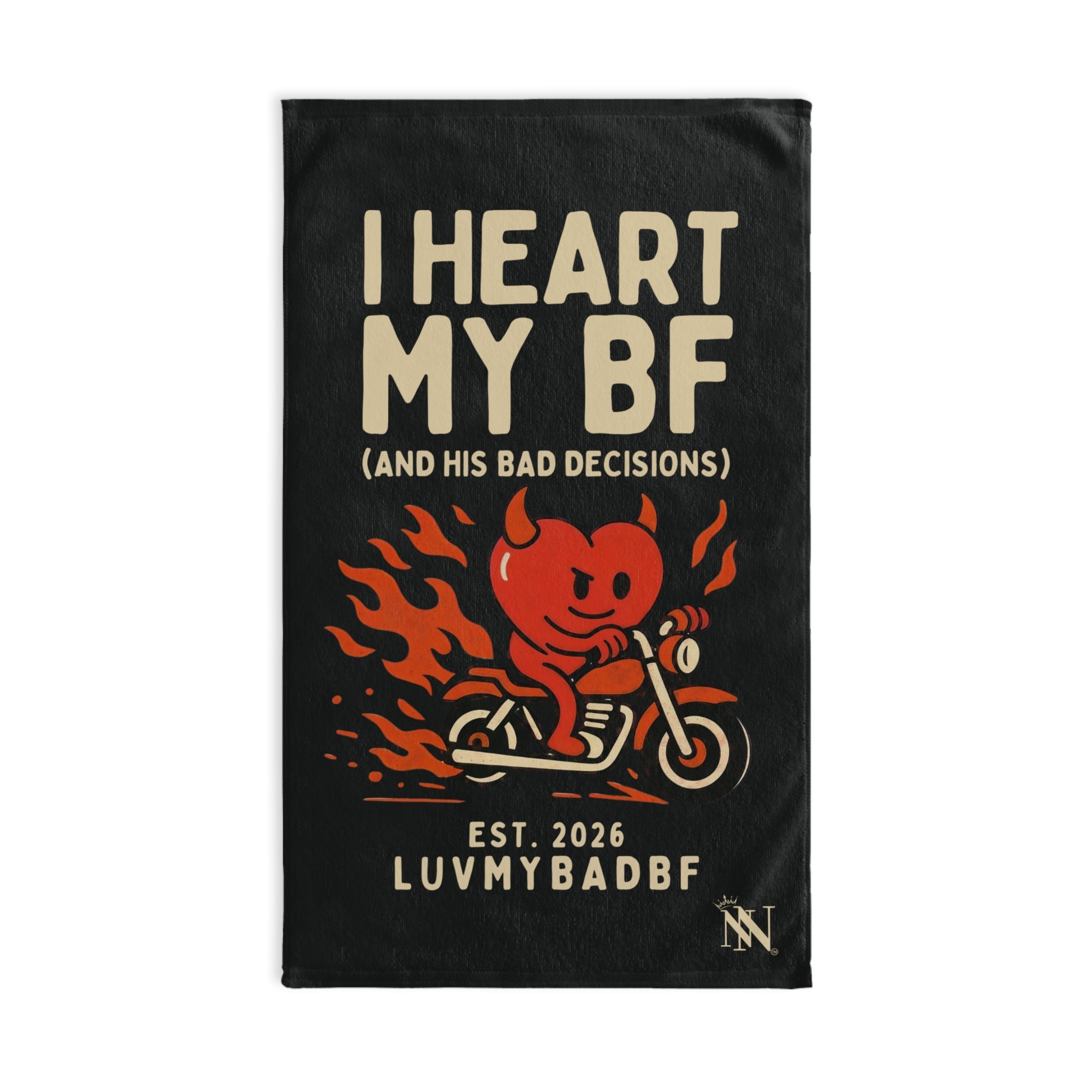 I Heart My BF | Mix & Match Classic Fun-Flirty Lovers’ Towels