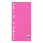 Nectar Napkins Brand Bright Pink | Nectar Napkins XL Fun-Flirty Lovers’ Towels