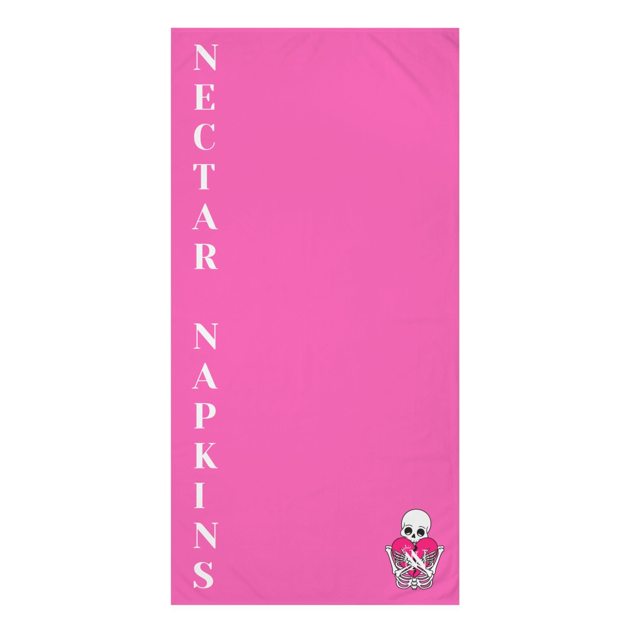 Nectar Napkins Brand Bright Pink | Nectar Napkins XL Fun-Flirty Lovers’ Towels