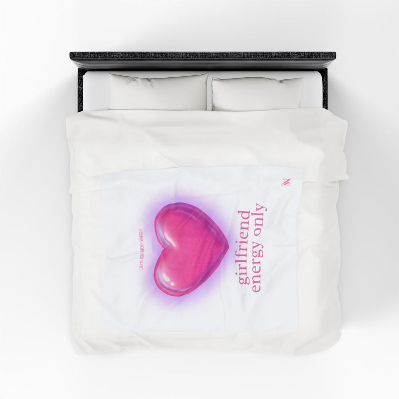 Girlfriend Energy Only | Mix & Match Soft Fun-Flirty Lovers’ Blankets