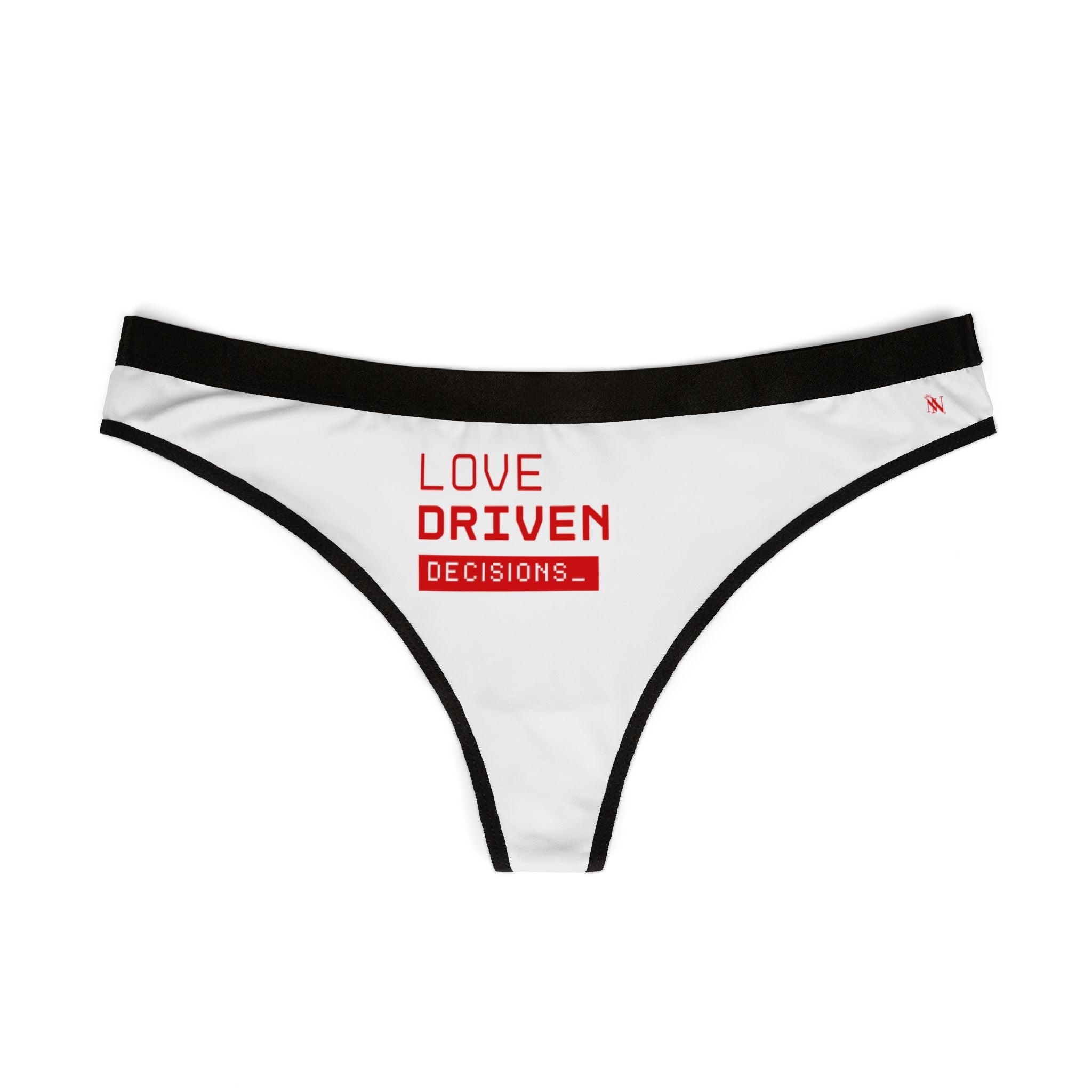 Love Driven Decisions | Mix & Match Women’s Fun-Flirty Lovers’ Thongs