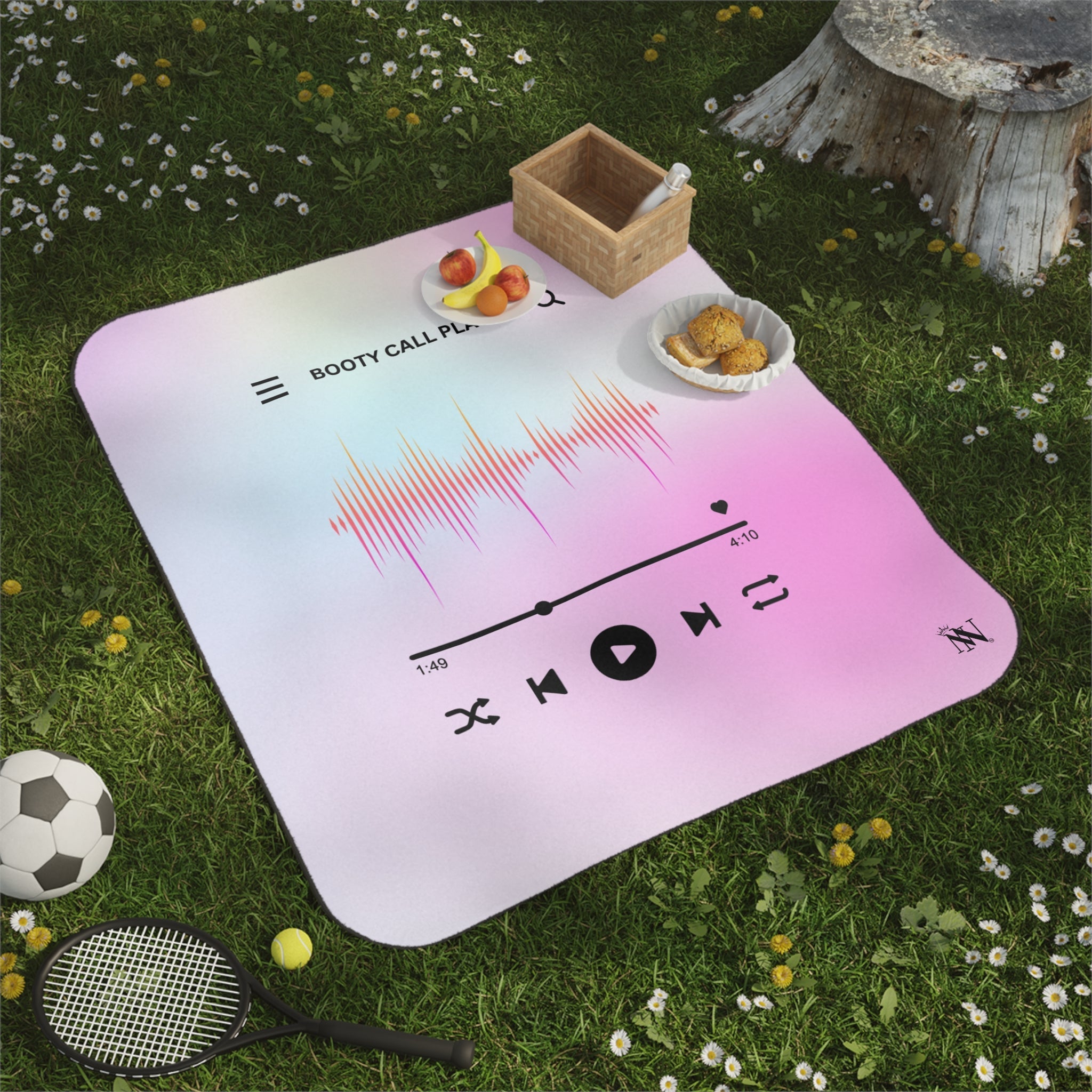 Booty Call Playlist | Mix Match Fun-Flirty Lovers’ Water-Resistant Blankets