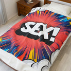 Sex! Pow | Mix & Match Velveteen Fun-Flirty Lovers’ Blankets