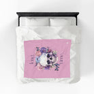 Long Time. Skull Floral | Nectar Napkins Fun-Flirty Lovers’ Blankets