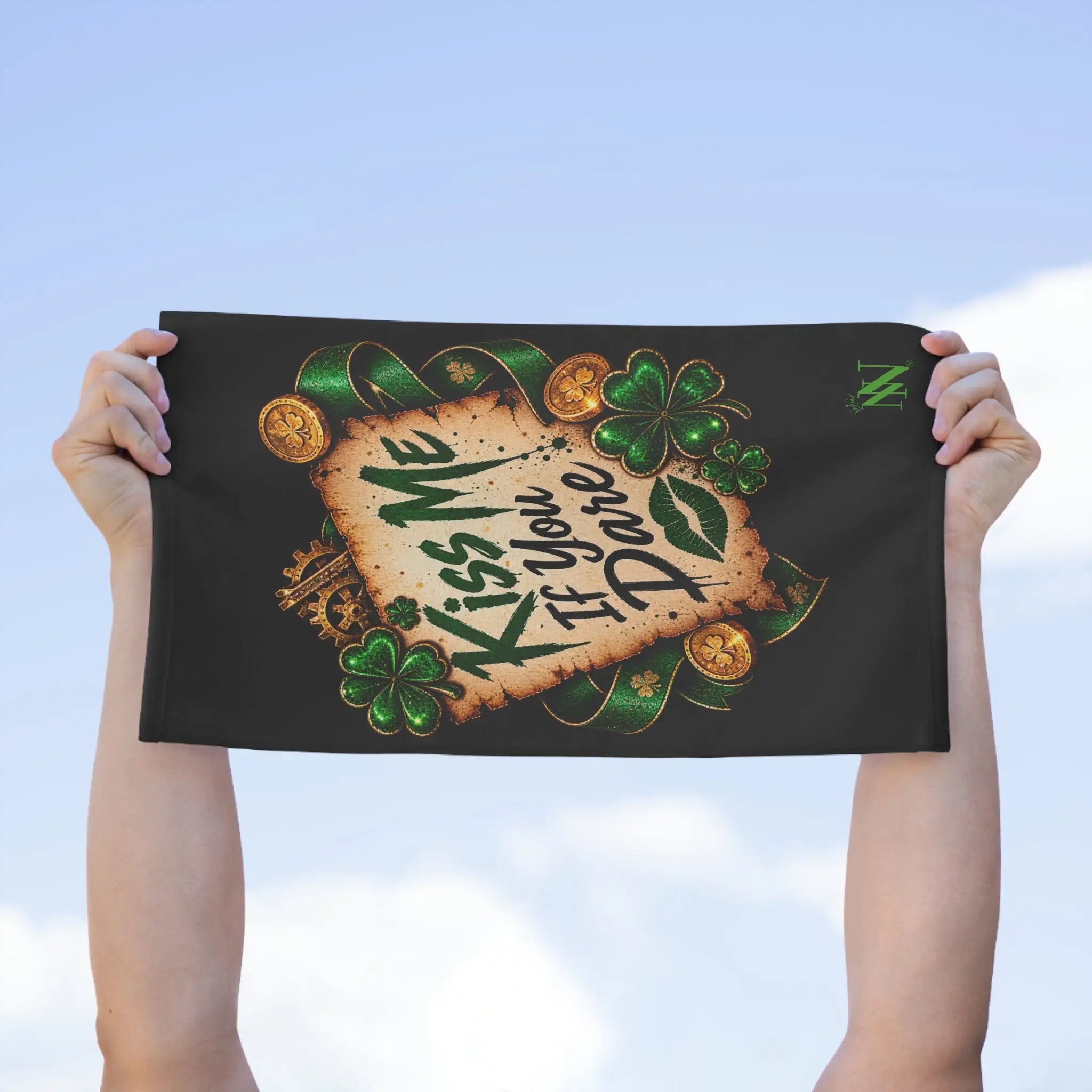 Kiss Me If You Dare Irish Love Sex Towel