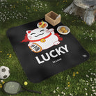 Lucky In Love Beckoning Cat | Mix Match Fun-Flirty Lovers’ Water-Resistant Blankets