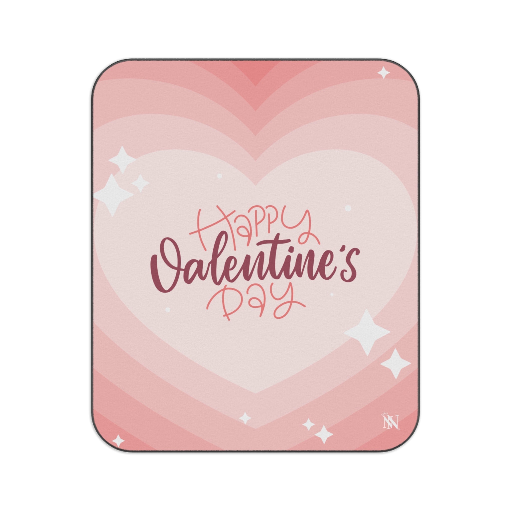Happy Valentine’s Day Ombre Heart Playful Water-Resistant Sex Blanket