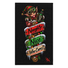 Naughty Nice Who Cares? Christmas | Nectar Napkins Fun-Flirty Lovers’ Towels