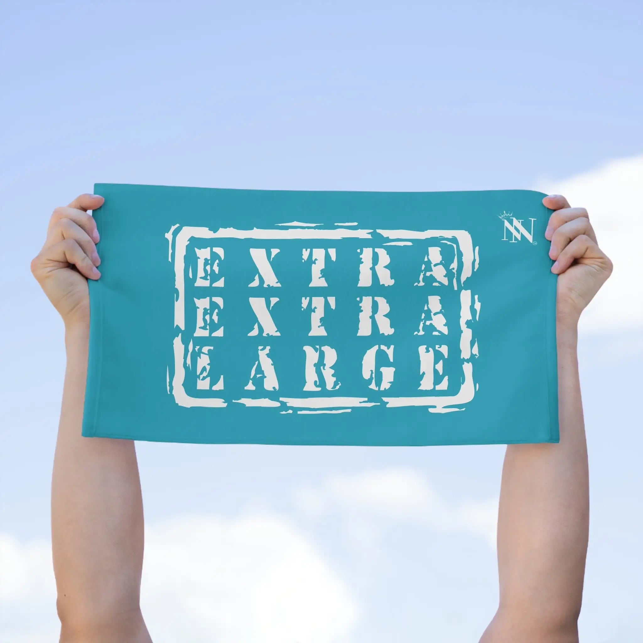 Extra Extra Large Teal | Mix & Match Soft Fun-Flirty Lovers’ Towels