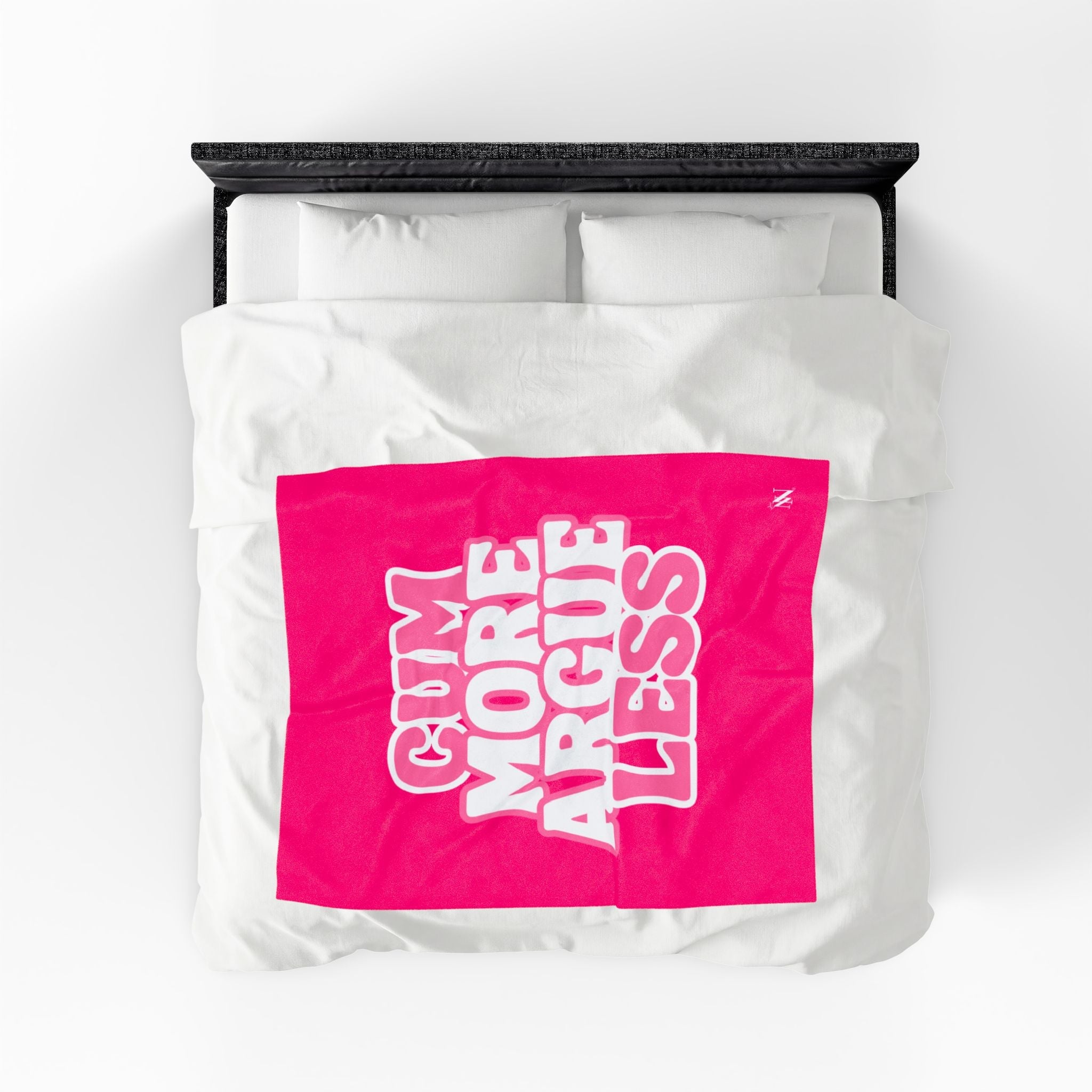 Cum More Argue Less Romantic Lovers Gifts Blanket