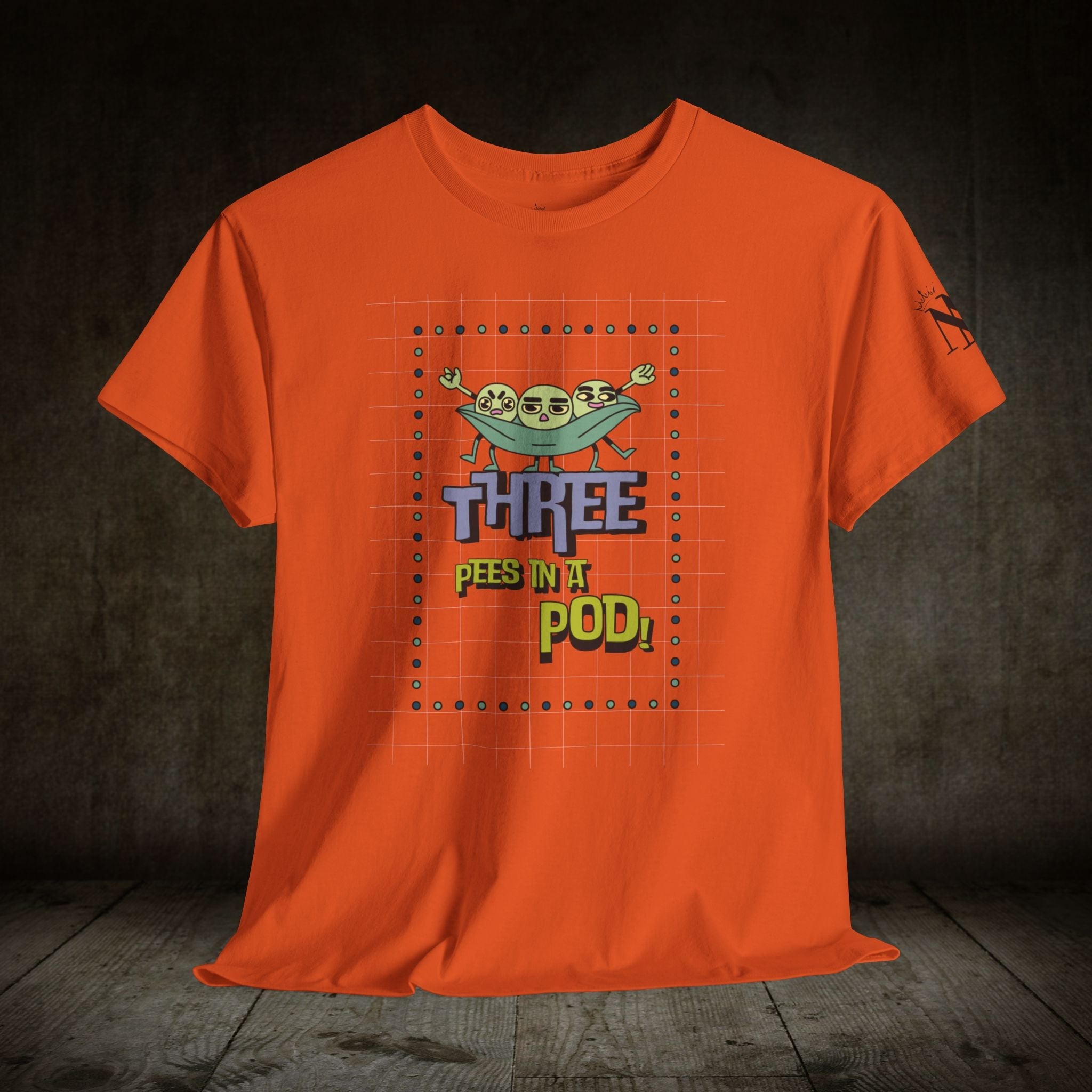Three Pees in a Pod | Mix & Match 100% Cotton Unisex Fun-Flirty Lovers’ Tees