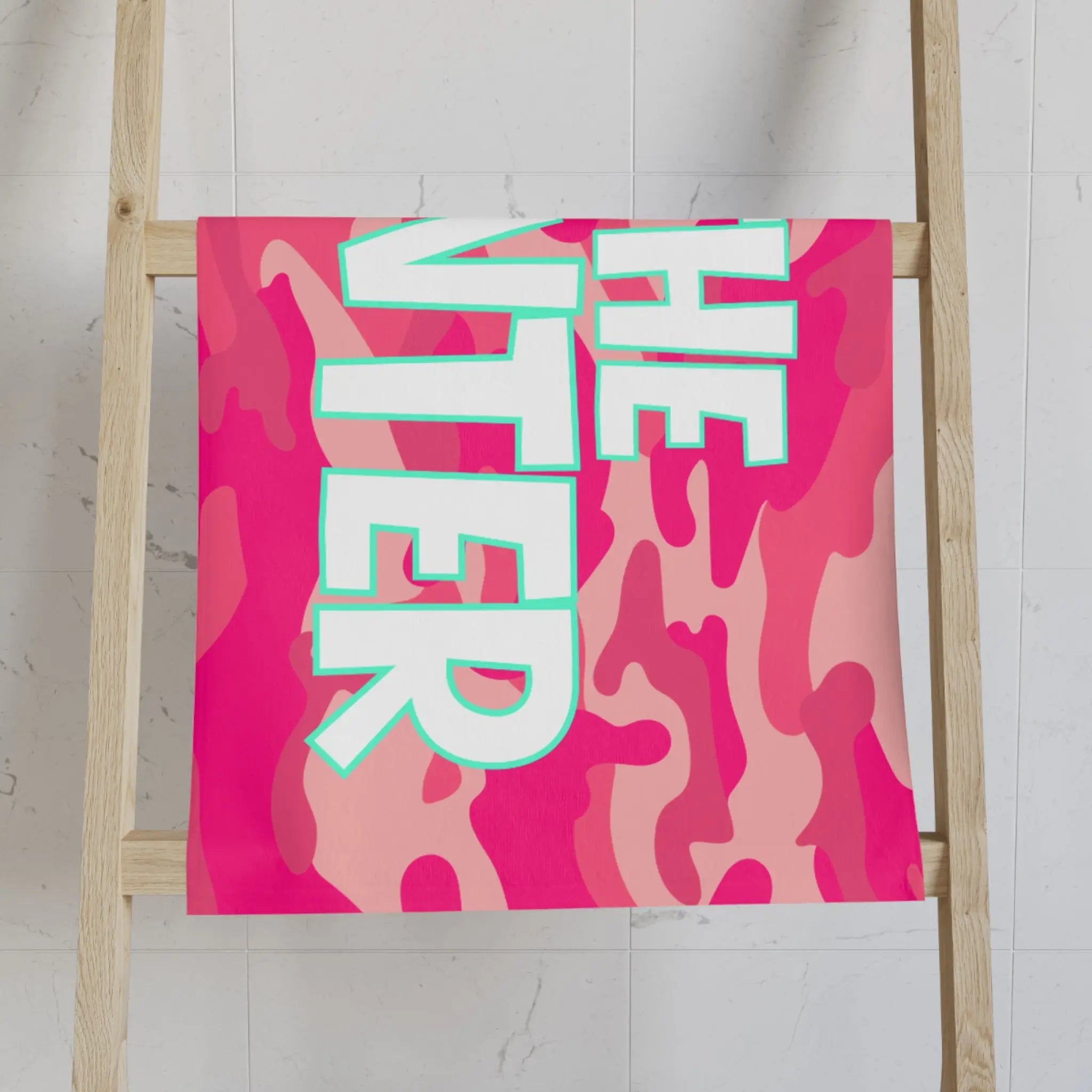 The Hunter Pink Camo Cum Towel