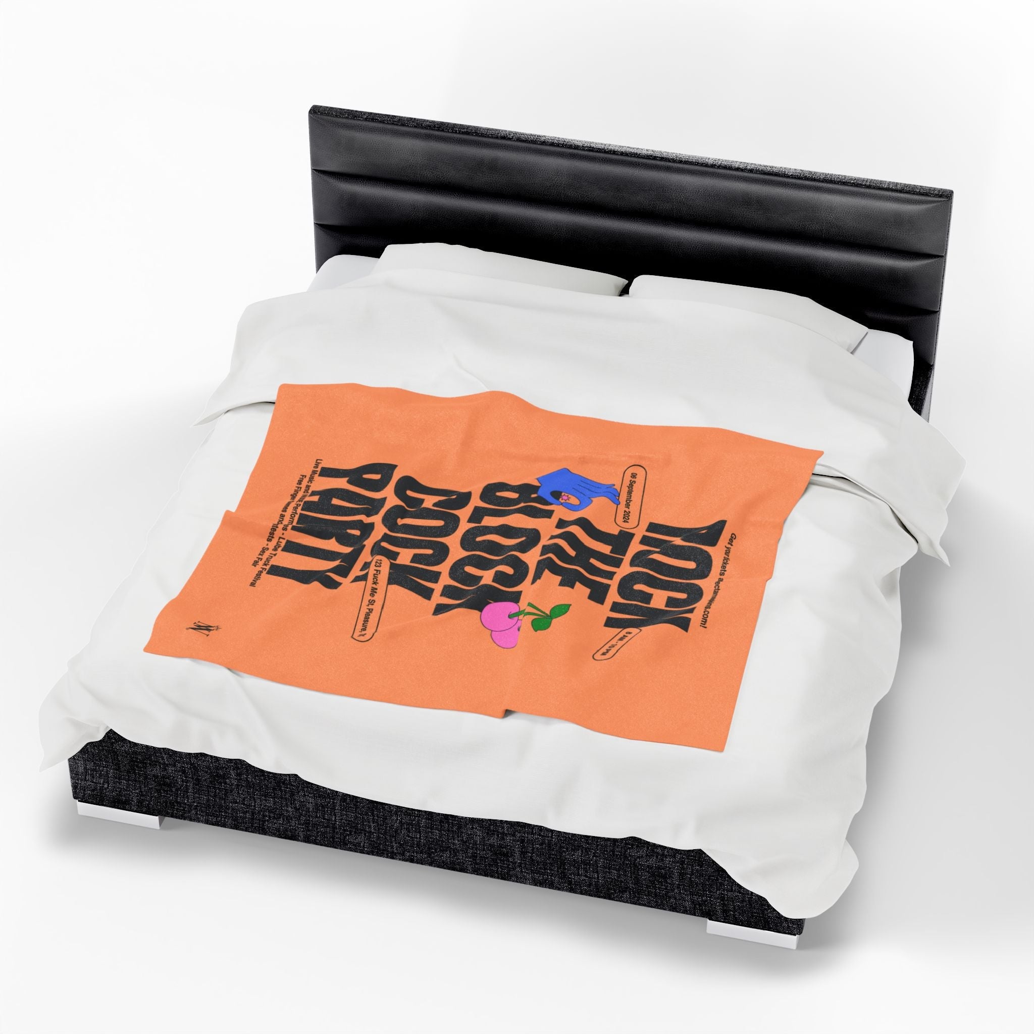 Rock The Block Cock | Mix & Match Fun-Flirty Lovers’ Blankets