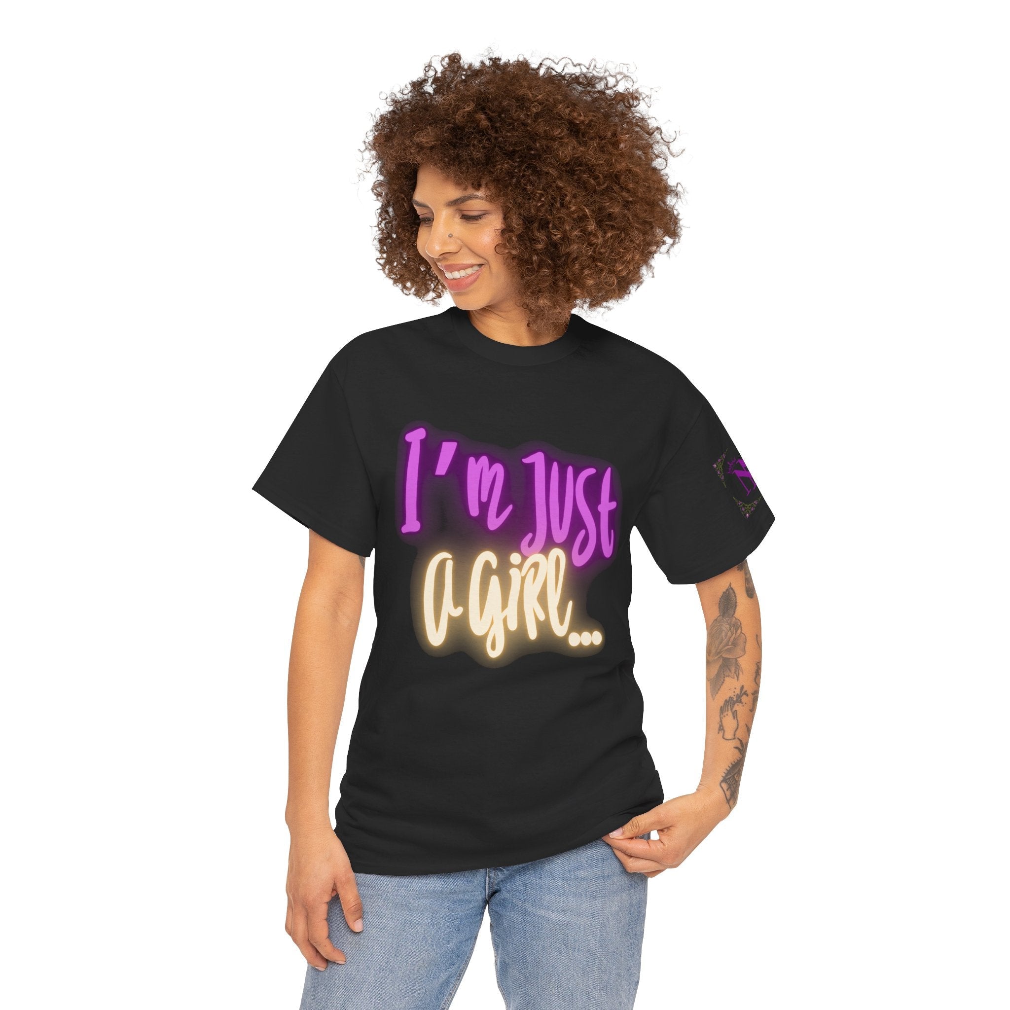I’m Just a Girl | Mix & Match 100% Cotton Unisex Fun-Flirty Lovers’ Tees