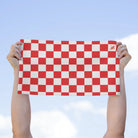 Red Checkered Past | Mix & Match Soft Fun-Flirty Lovers’ Towels