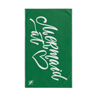 Mermaid At Heart Green Cum Towel