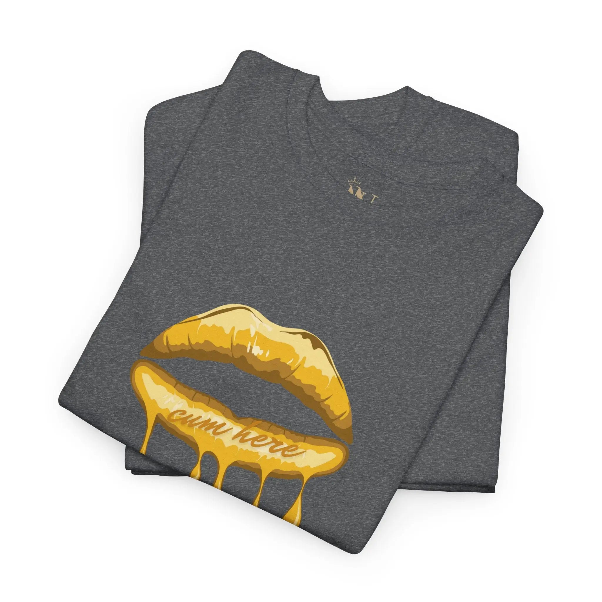Cum Here Lips | Mix & Match 100% Cotton Unisex Fun-Flirty Lovers’ Tees