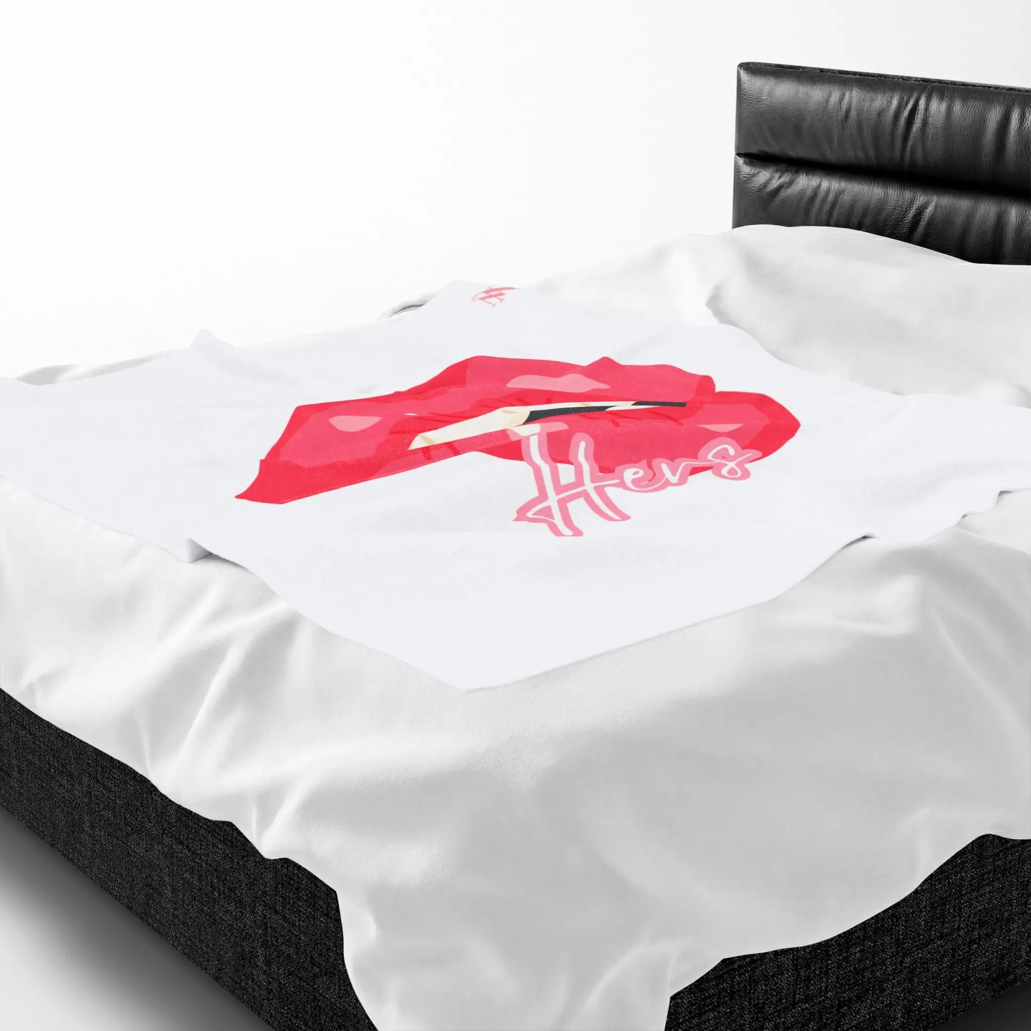 Hers Biting Lip Romantic Gifts Love Blanket