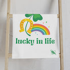 Lucky in Bed Lucky in Life St. Patrick’s Day | Mix & Match Classic Fun-Flirty Lovers’ Towels