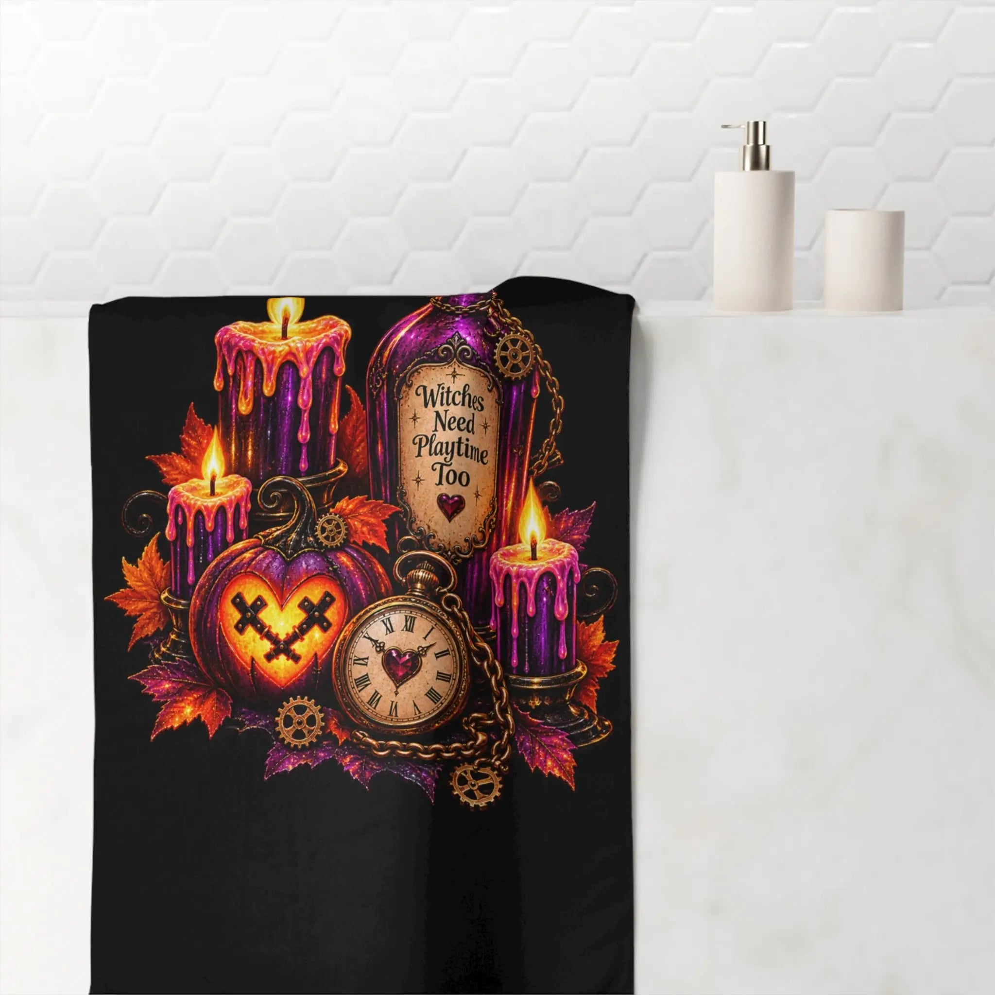 Witches Need Playtime Too XL Sex Towel