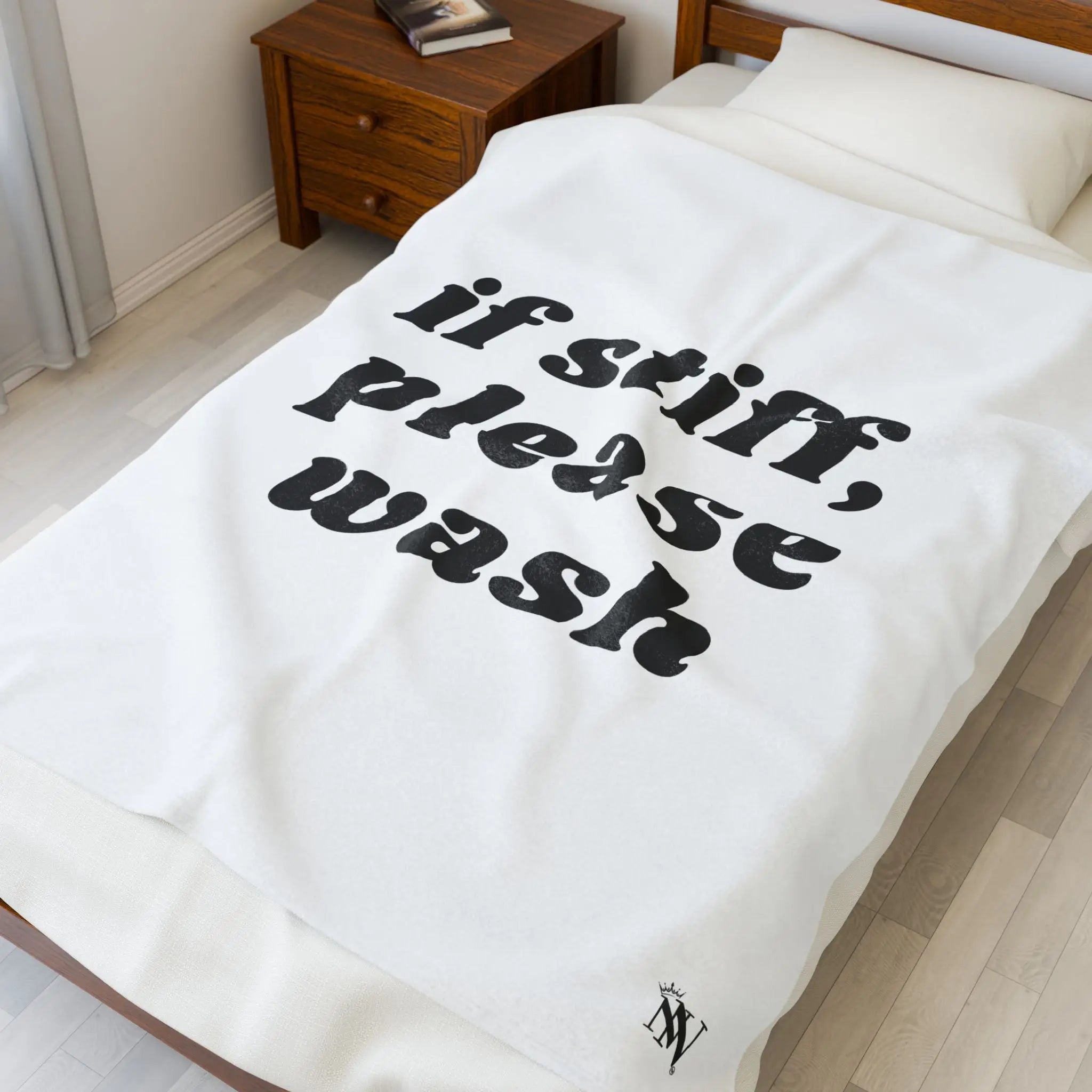If Stiff Please Wash | Mix & Match Fun-Flirty Lovers’ Blankets