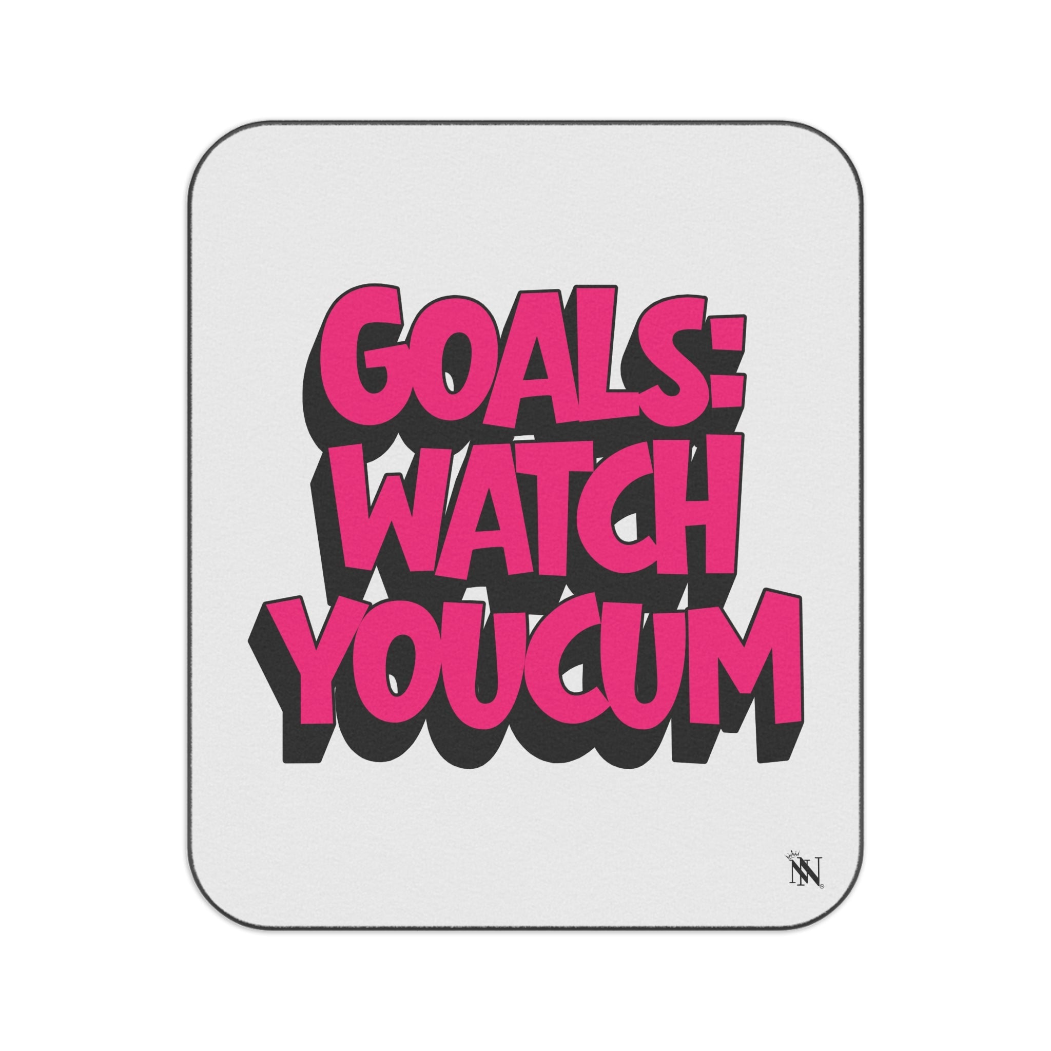 Goals: Watch You Cum | Mix Match Fun-Flirty Lovers’ Water-Resistant Blankets
