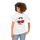 Poppin’ Cherries Scratch N Sniff | Mix & Match 100% Cotton Unisex Fun-Flirty Lovers’ Tees