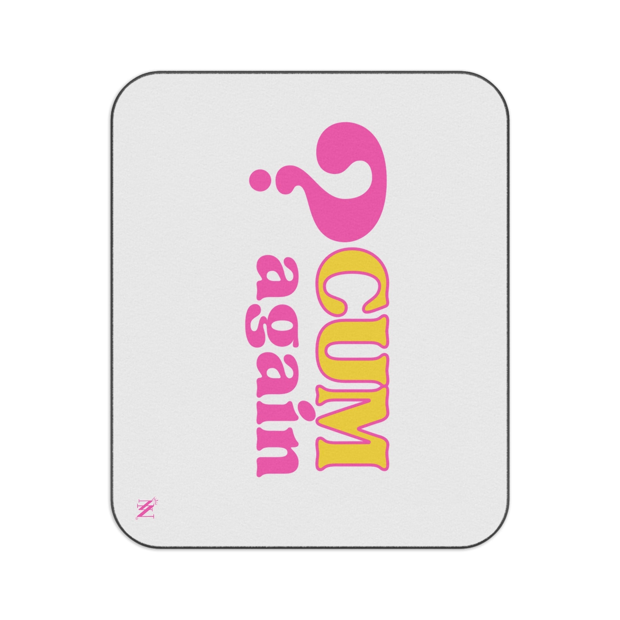 ? Cum Again | Mix Match Fun-Flirty Lovers’ Water-Resistant Blankets