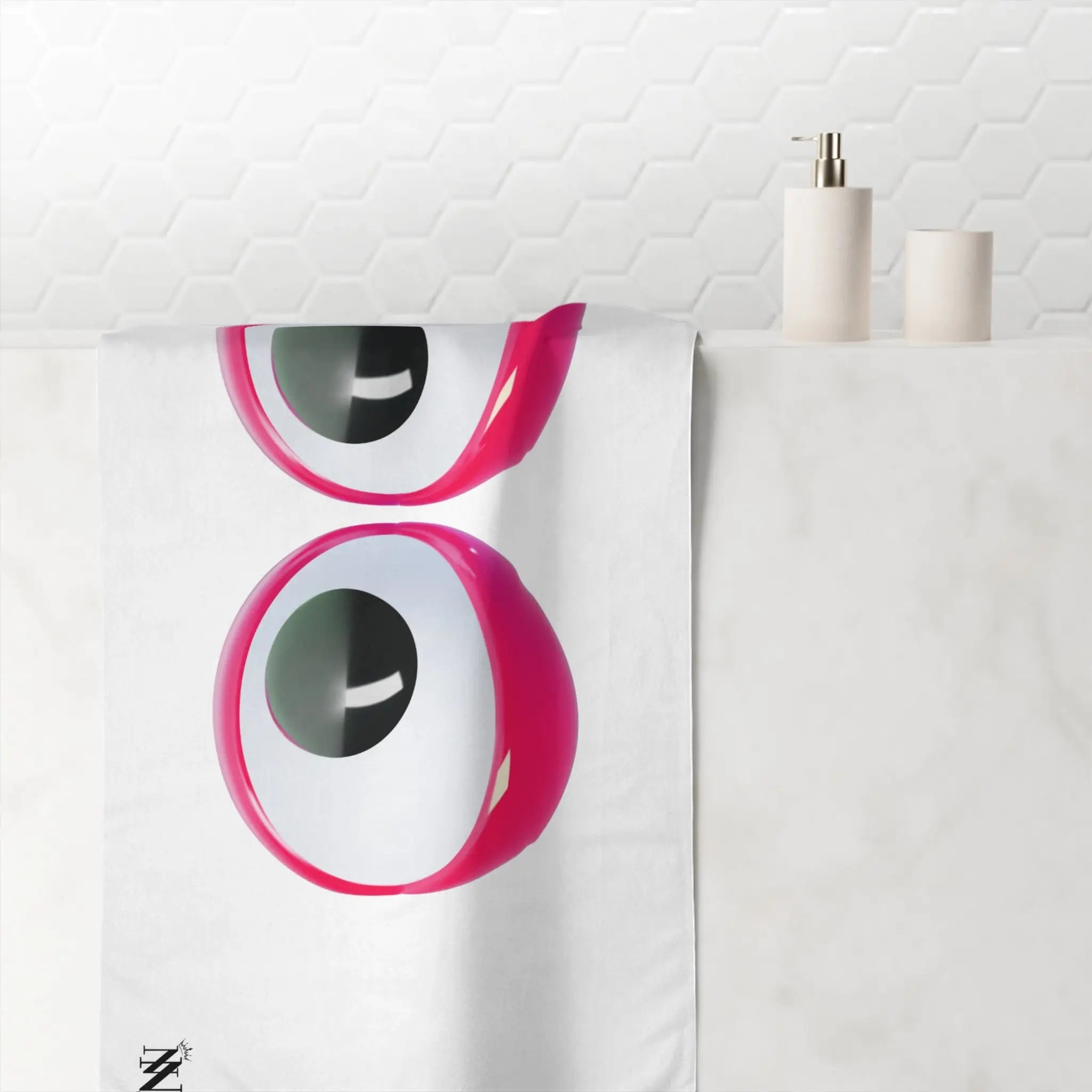 Wobbly Eyes | Mix & Match XL Fun-Flirty Lovers’ Towels