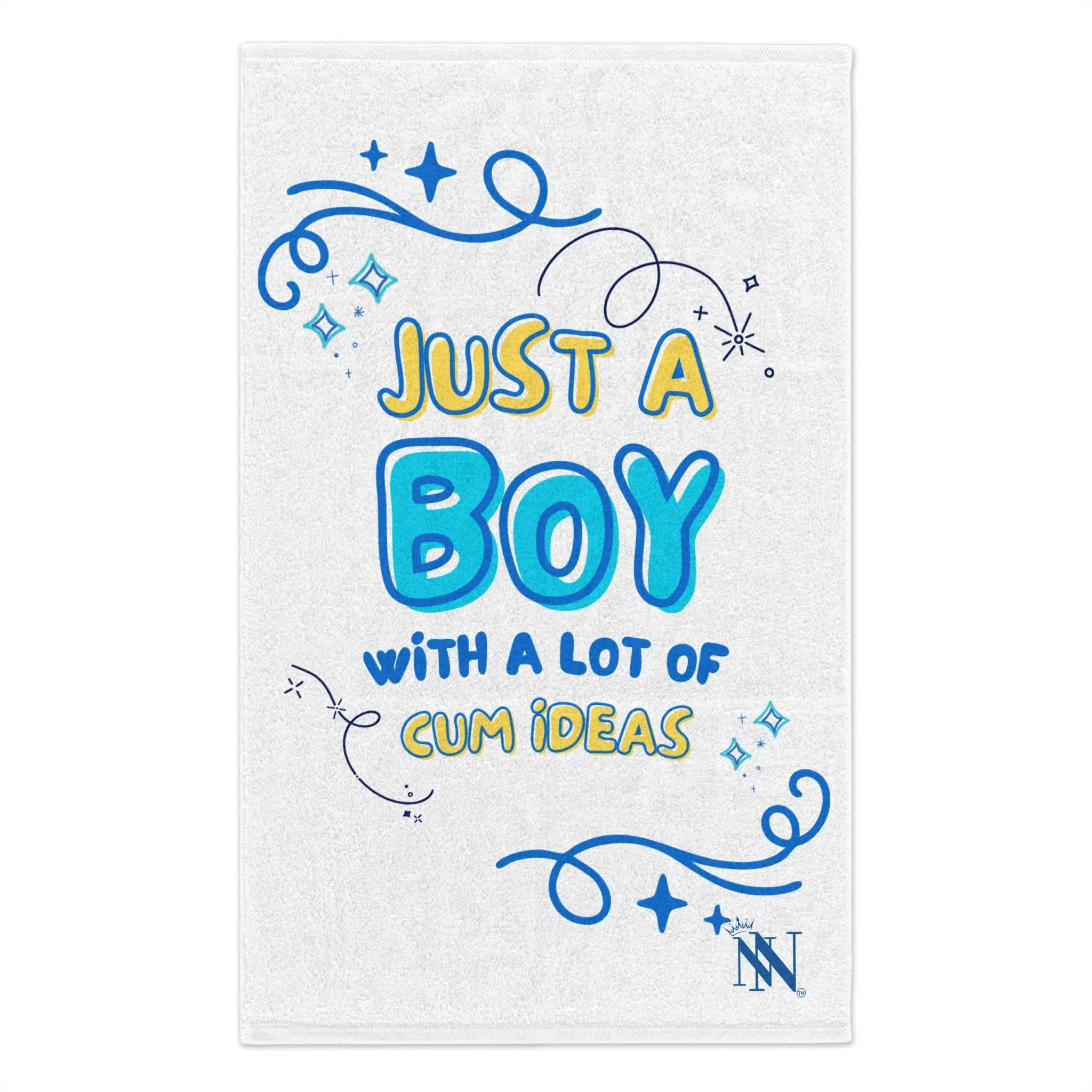 Just a Boy Cum Ideas Sex Towel