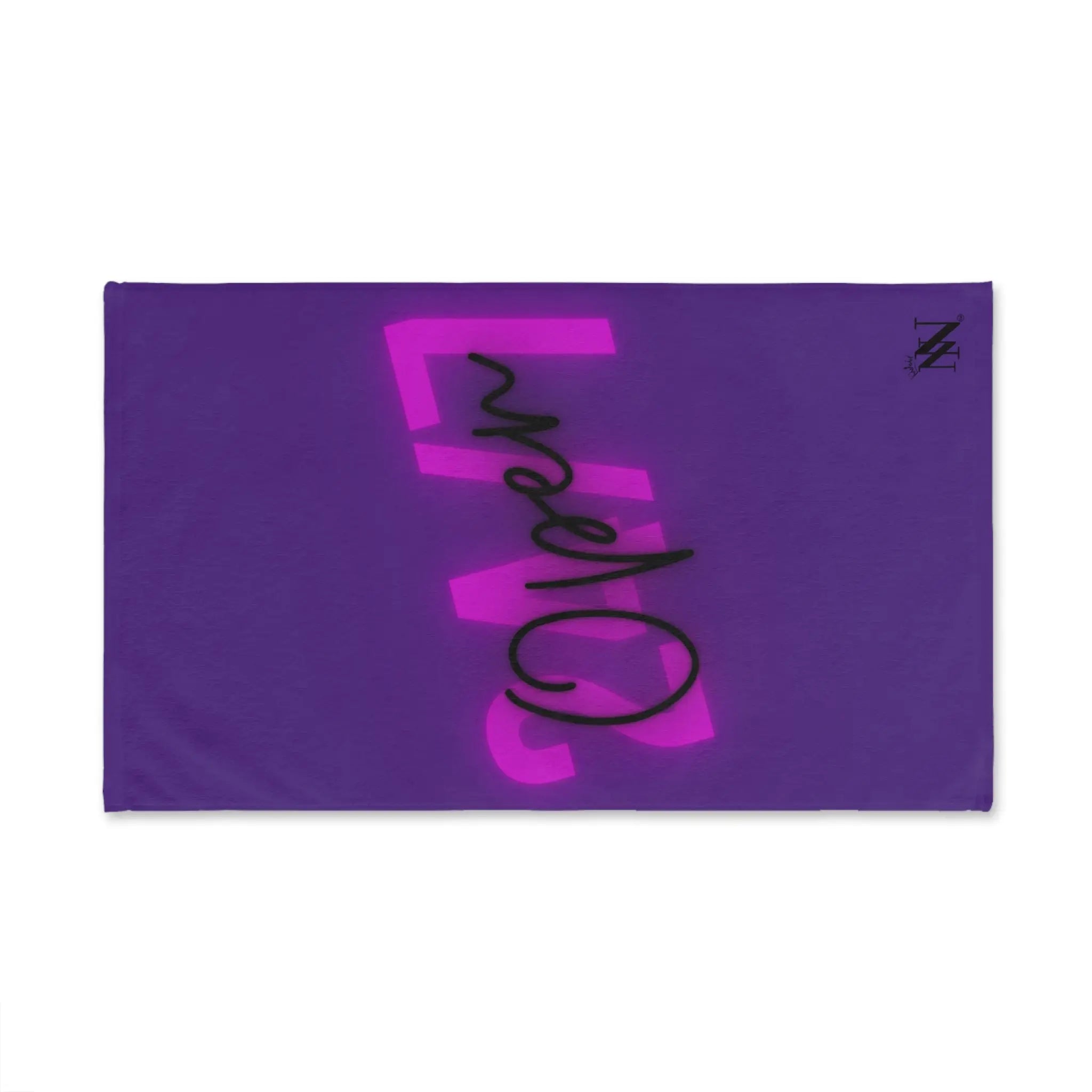 Open 24/7 Purple | Mix & Match Classic Fun-Flirty Lovers’ Towels