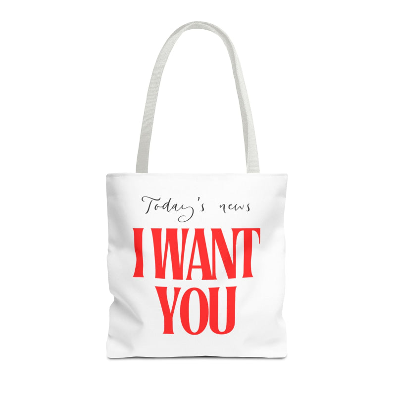 Today’s News I Want You | Mix & Match Fun-Flirty Lovers’ Totes