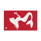 Mermaid Holding Heart Red Cum Towel