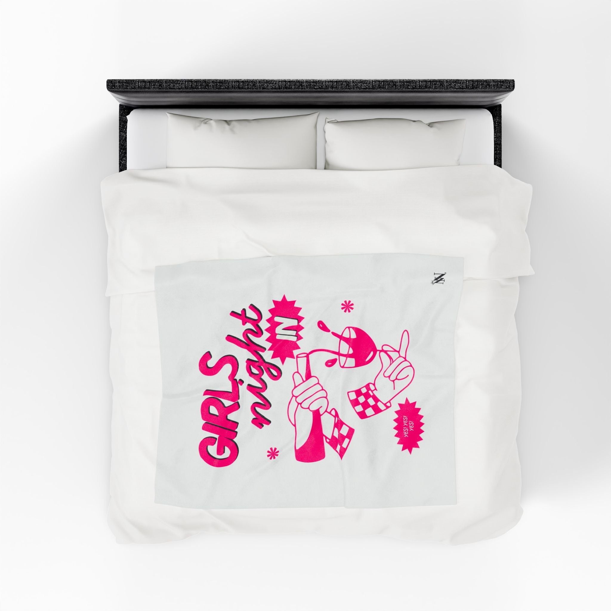 Girls Night In | Mix & Match Velveteen Fun-Flirty Lovers’ Blankets