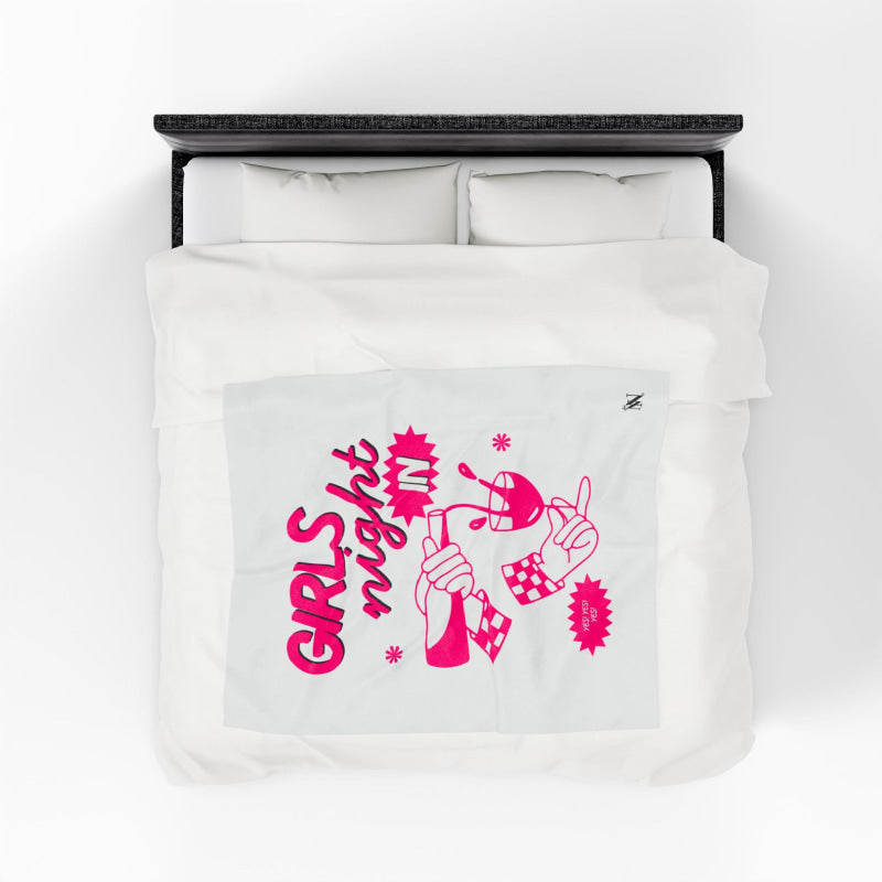 Girls Night In | Mix & Match Velveteen Fun-Flirty Lovers’ Blankets
