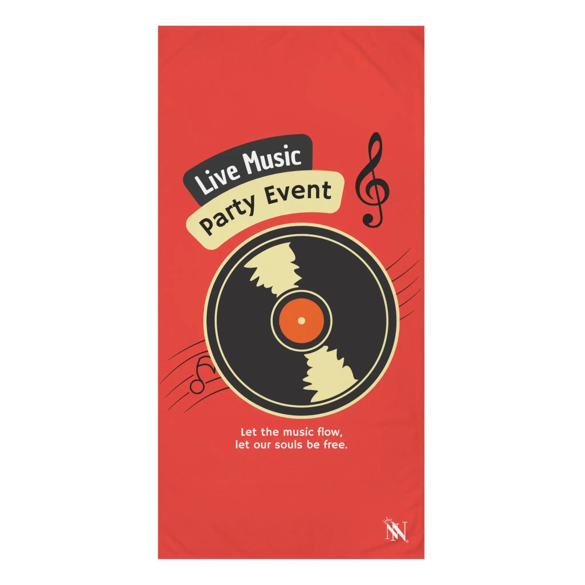 Let the Music Flow Extra Large Sex Towel