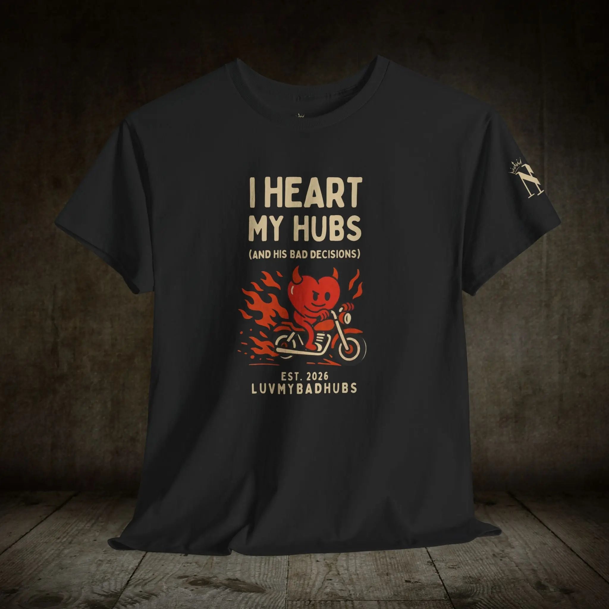 I Heart My Hubs | Mix & Match Cotton Unisex Fun-Flirty Lovers’ T-Shirts