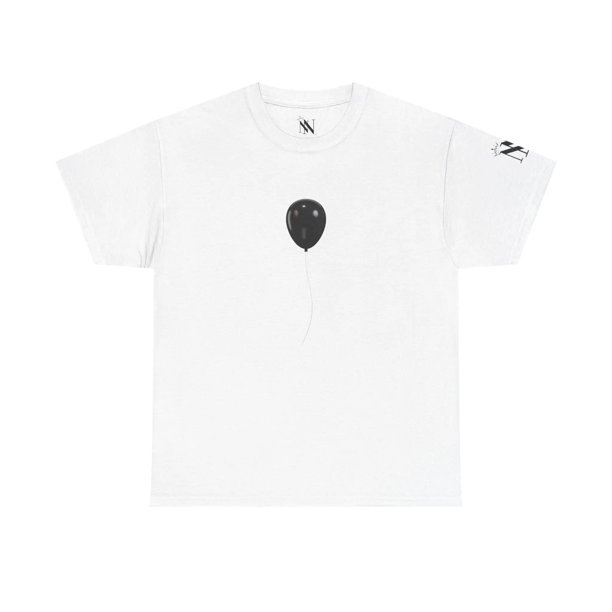 Single Black Party Balloon | Mix & Match Cotton Unisex Fun-Flirty Lovers’ T-Shirts