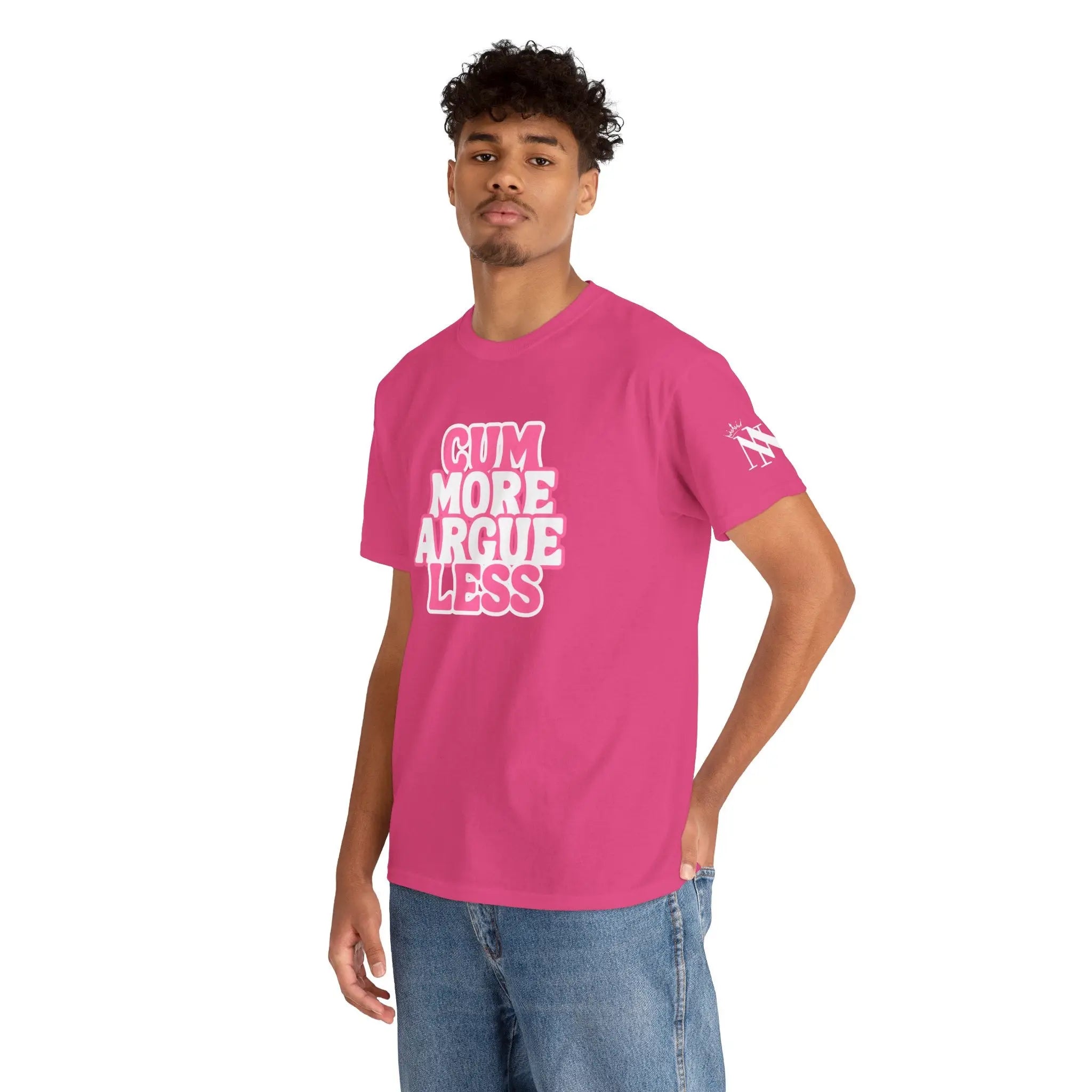 Cum More Argue Less Sex Gifts Graphic T-Shirt