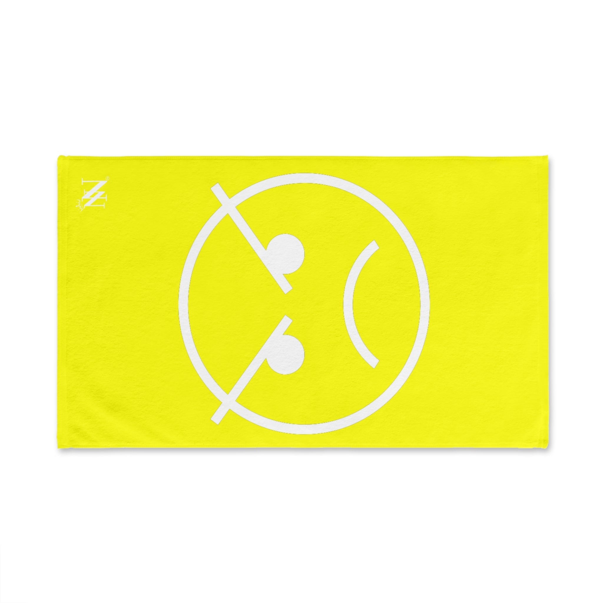 Angry Emoji Neon Yellow | Mix & Match Classic Fun-Flirty Lovers’ Towels