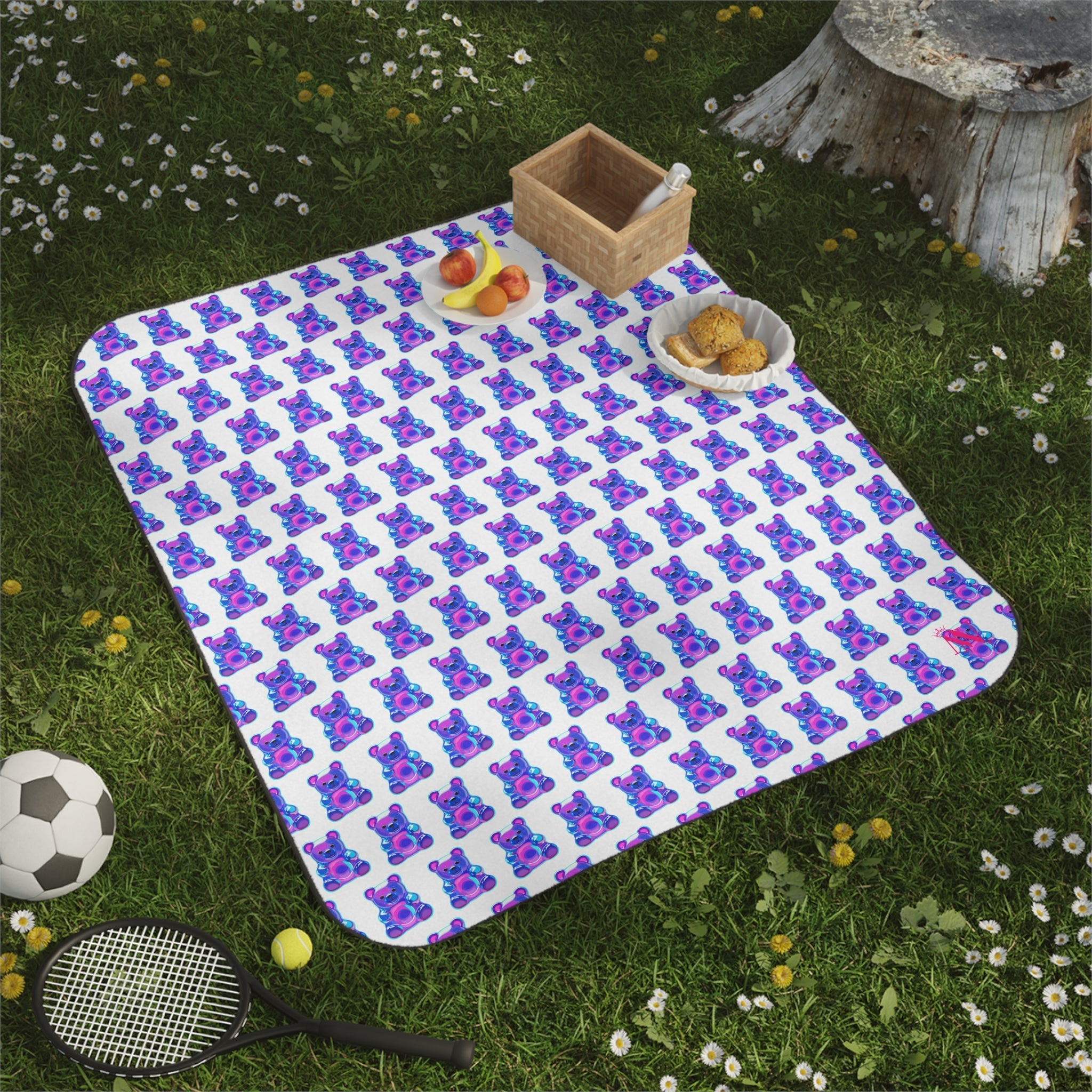 Yummy Bear Pattern | Mix Match Fun-Flirty Lovers’ Water-Resistant Blankets