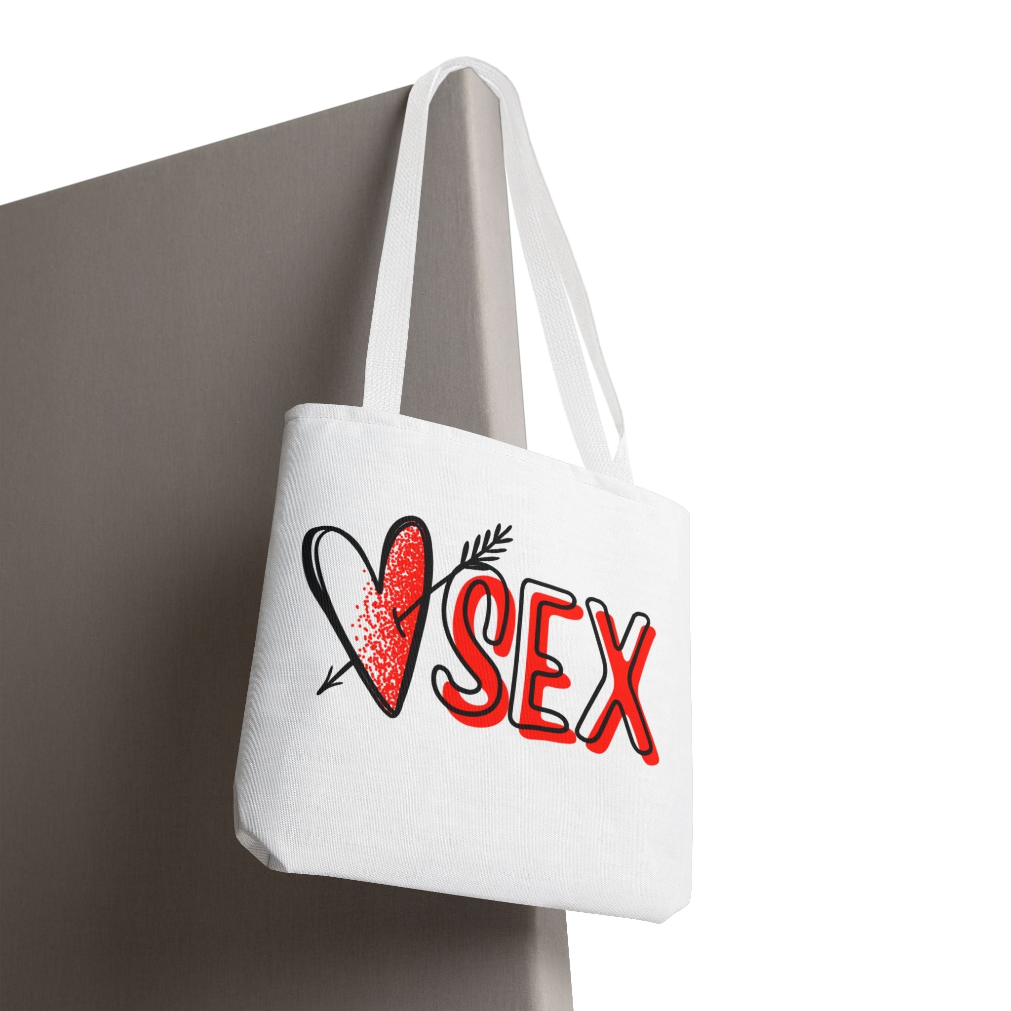 Heart Arrow Sex Tote Bag