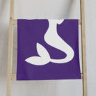 Mermaid Holding Heart Purple | Mix & Match Classic Fun-Flirty Lovers’ Towels