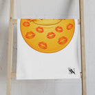 Kisses All Over Emoji Cum Towel