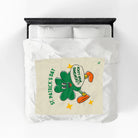 Looking for Luck Shamrock St. Patrick’s Day | Mix & Match Soft Fun-Flirty Lovers’ Blankets